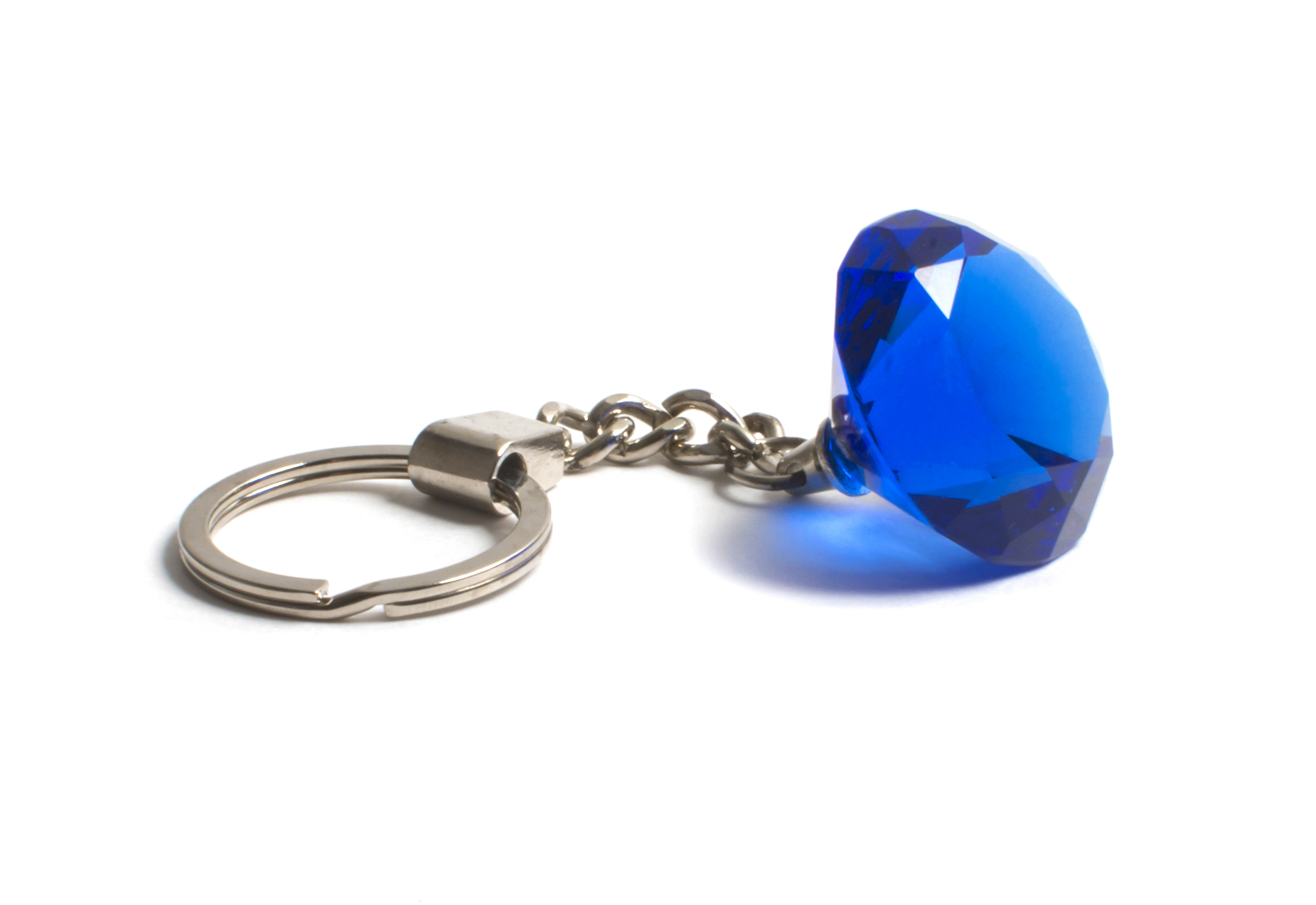 картинка Брелок с синим кристалом